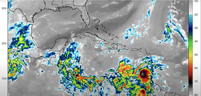 Invest91L podría llegar al sureste de México con caudal de lluvias