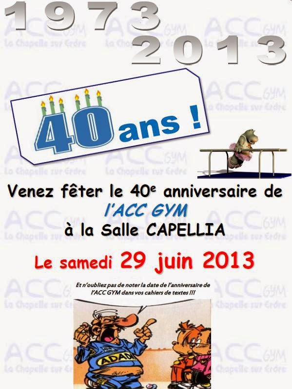 Affiche 40ans