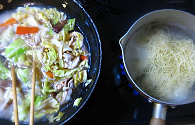 味付け＋麺茹で