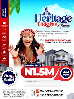 Heritage Heights is a prime location for real estate investment in Ibusa