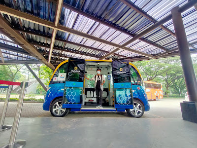 Mencoba Moda Transportasi Ramah Lingkungan di BSD Green Office Park