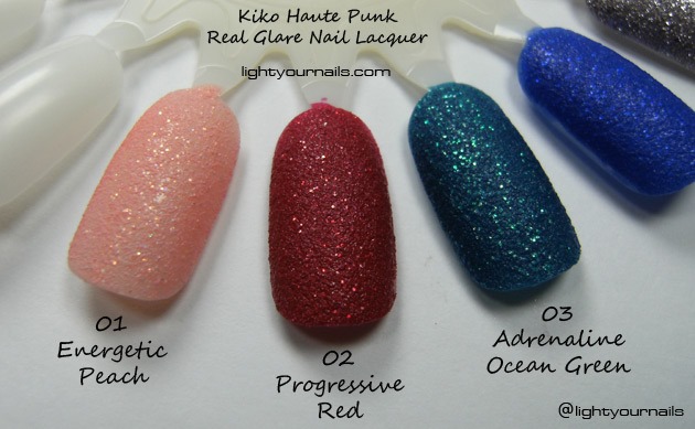 Kiko Haute Punk Real Glare Nail Lacquers