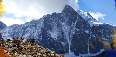 Trekking trip in the Pamir mountains