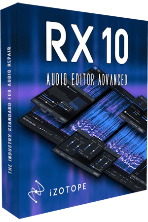 iZotope RX 10 Audio Editor Advanced 10.4 poster box cover