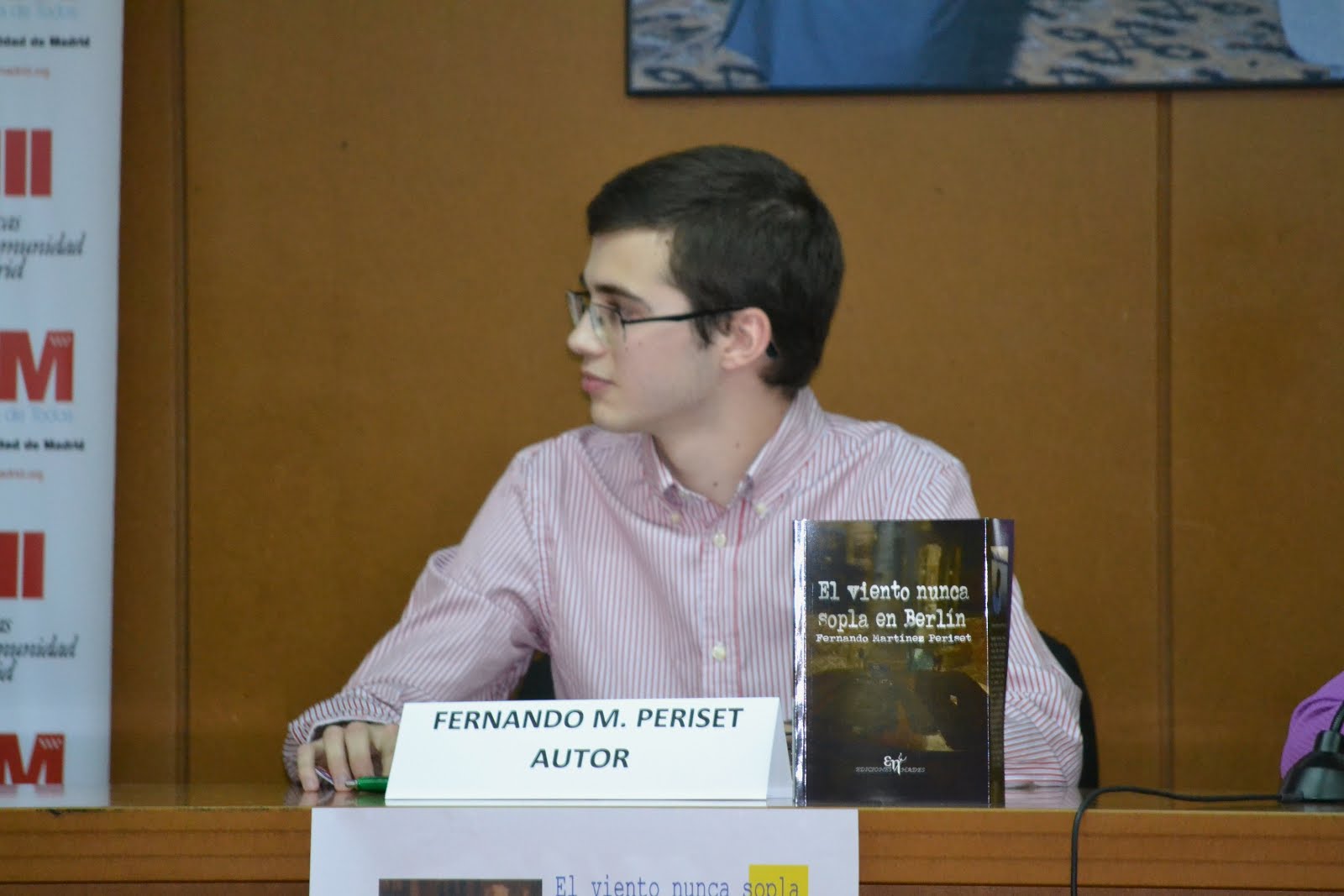 Fotos de la presentación de "El viento nunca sopla en Berlín"