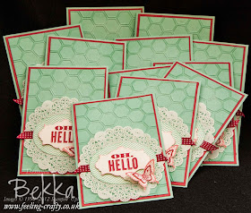 Oh Hello cards - visit www.bekka.stampinup.net & save 25% this stamp set until 28 October 2013