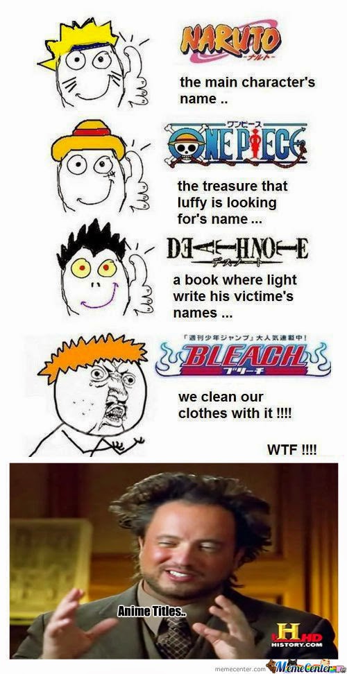 Bleach Meme Naruto One Piece Death Note Anime Meme