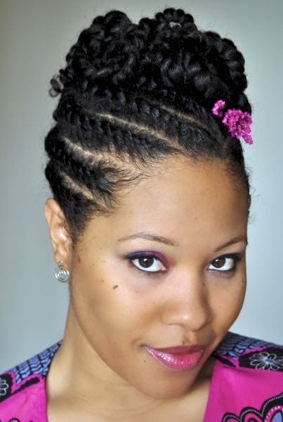 elegant updo hairstyles for black women. natural updo hairstyles for