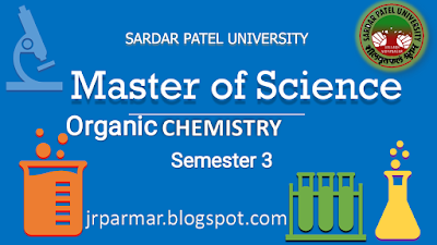 Msc organic chemistry sem 3 sardar patel University vvnagar