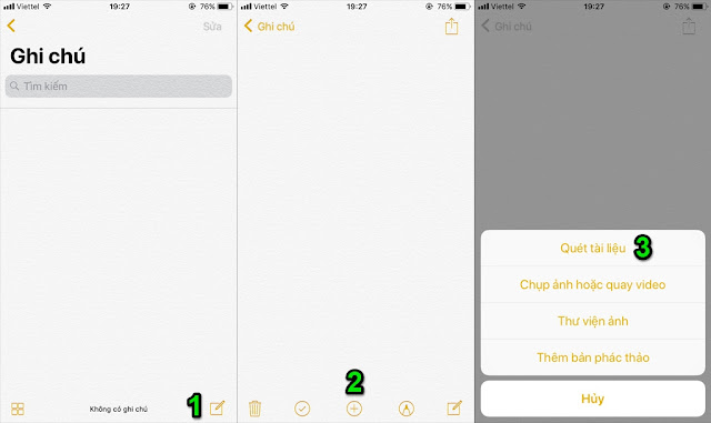 "Scan tài liệu" và "khóa bảo mật" được Apple tích hợp vào ứng dụng ghi chú trên iOS 11