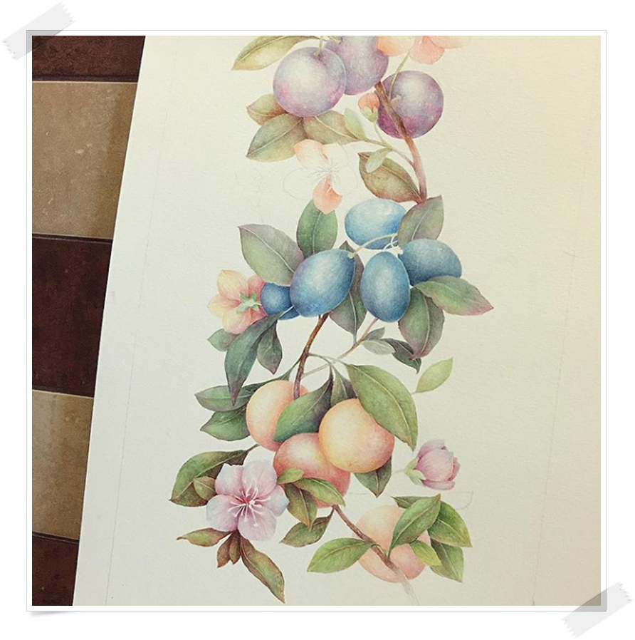 Instagram Crush Botanical Watercolor Demilestari