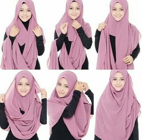 25+ Inspirasi Tutorial Hijab Modern Syari Terbaru 2018