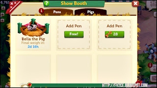 FarmVille 2: Country Escape, Pig Pen, empty slots, beige background