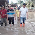 Banjir Landa Beberapa Desa Di Kecamatan Tanah Abang,Kadin DPMD PALI Terjun Langsung Tinjau Lokasi