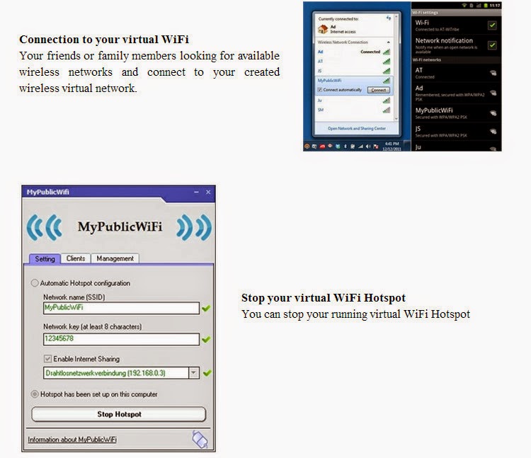 How to Share PC’s Internet Connection through WiFi