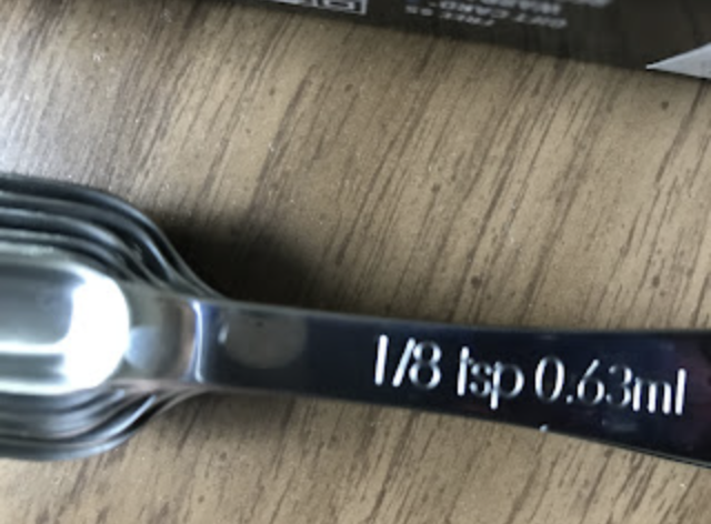 creative savv: I was wanting to buy a 3/4 teaspoon measuring spoon . . .
