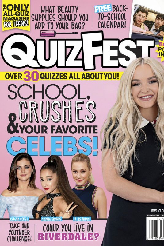 Dove Cameron Clicks in Quizfest, November 2019