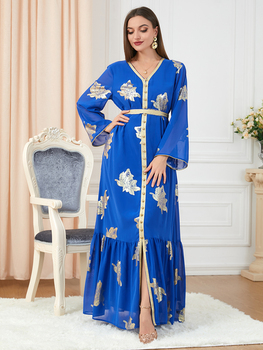 Party Dresses Abayas For Women Dubai 2022 Printed Long Sleeve V-Neck Button Tape Trim Belted Kaftan Split Hem Clothes For Women New-online-buy-Sell-best-Price-Fashion-ladies-girls-Brand-High Quality-AliexpressForSaleServices #PartyDress #AbayasDress #WomenDress #DubaiDress #PrintedDress #LongDress #ButtonDress #BeltedDress #Dress #NewDress #buy-Dress #FashionDress #ladiesDress #girlsDress #BrandDress