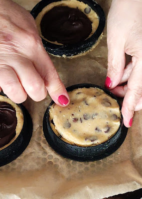 Cookies au cœur fondant, pâte à tartiner