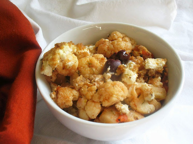 Greek-style cauliflower gratin