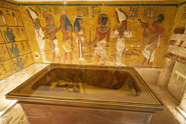 Ο τάφος του φαραώ Τουταγχαμών, κοντά στον ποταμό Νείλο, Αίγυπτος