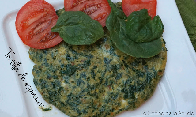 Tortilla de espinacas