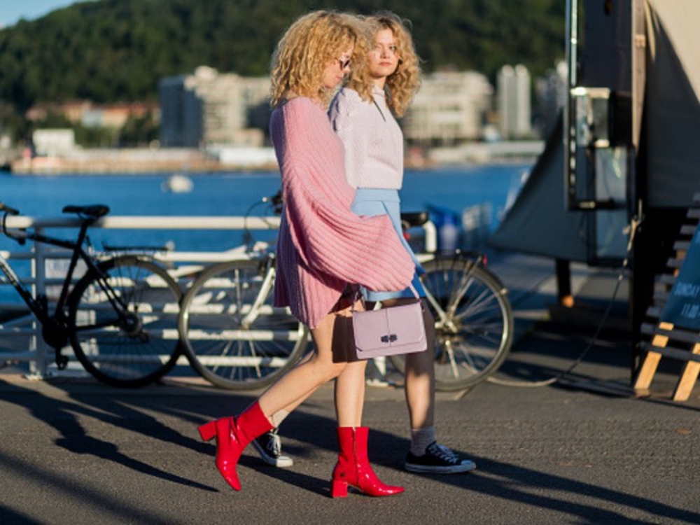 Die schönsten Looks mit Lack Ankle Boots: