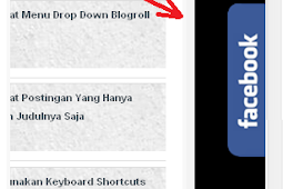 Cara Membuat  Like Facebook Yang Tersembunyi di Samping Blog
