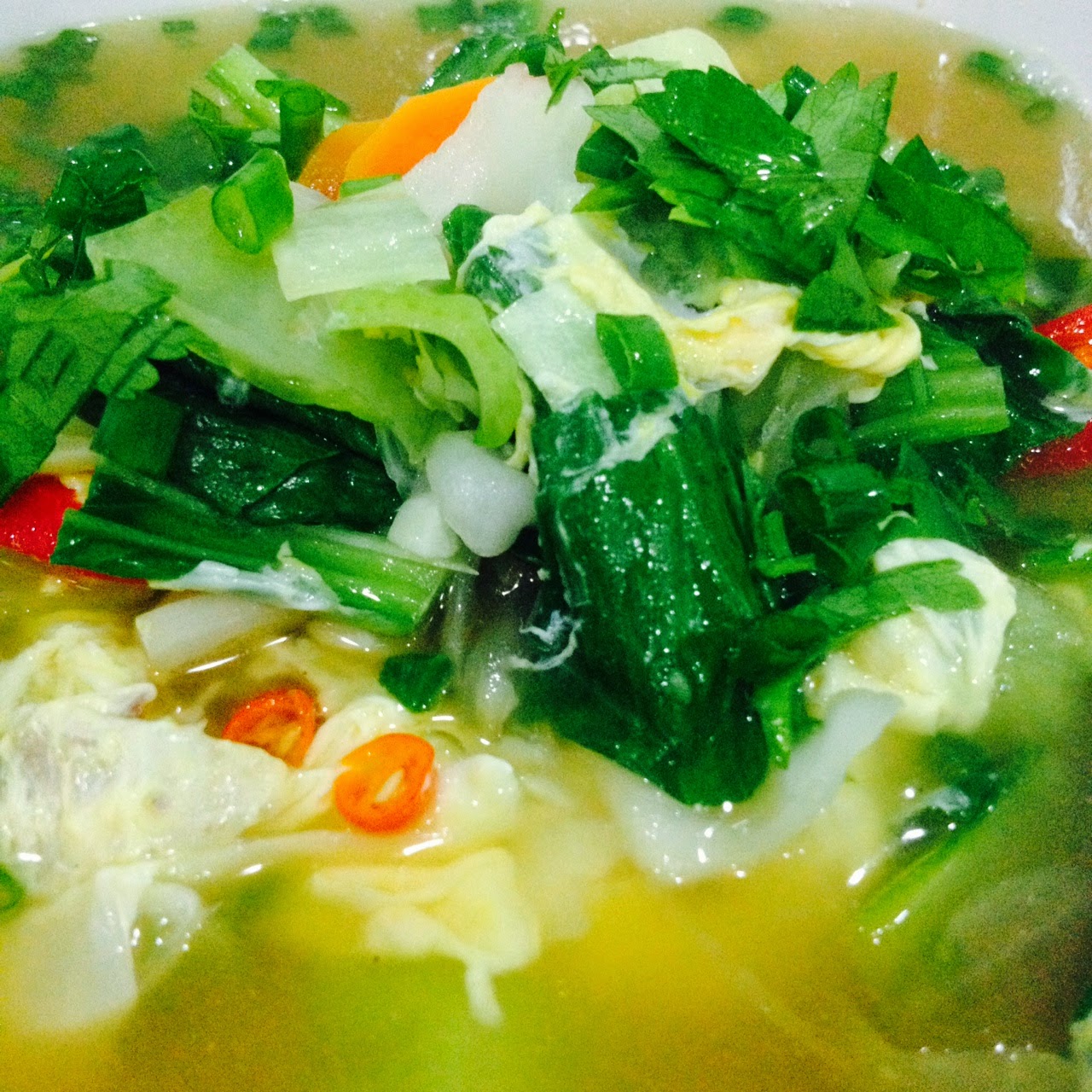 Cik Wan Kitchen: Sup Sayur Mudah