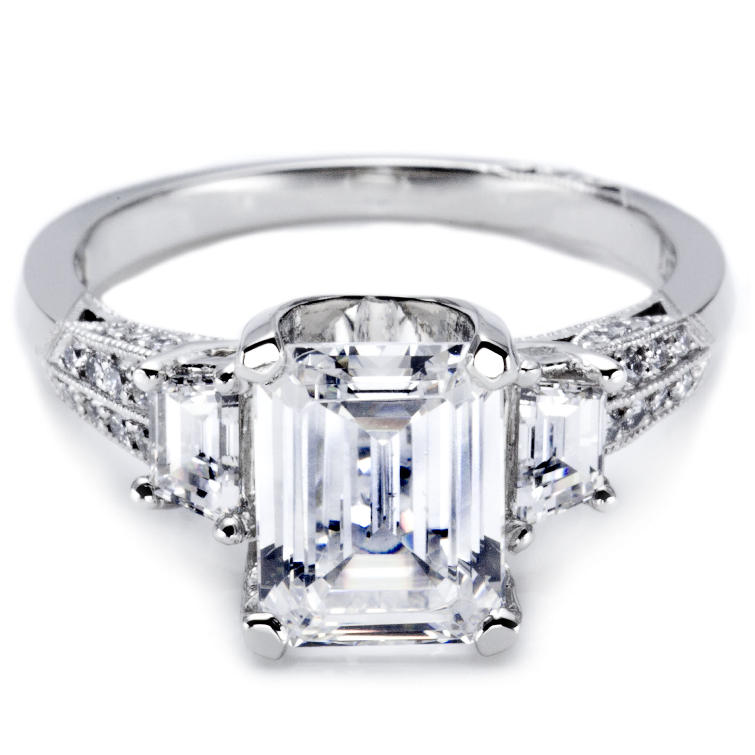 Gorgeous Tacori Emerald  Engagement  Rings  Have your Dream 