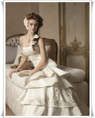 Ivory Embroidered Wedding Gown
