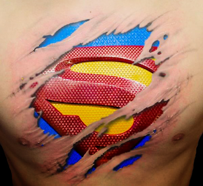 superman tattoo designs The flagship character and obligatory Superman 