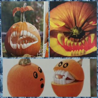 easy pumpkin carving  collage