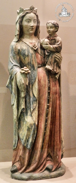 NANCY (54) - Musée Lorrain : Vierge à l'Enfant (1360)