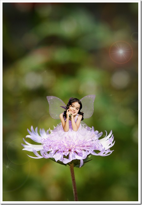 Beauty as a Flower Fairy