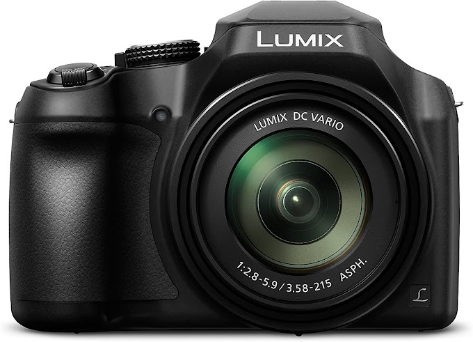 Panasonic LUMIX FZ80 4K Digital Camera, 18.1 Megapixel Video Camera, 60X Zoom DC VARIO Lens, Focal Plane Stabilization, 1.8-5.9 Aperture, 3" Touch Screen, Wi-Fi, DC-FZ80K (Black)