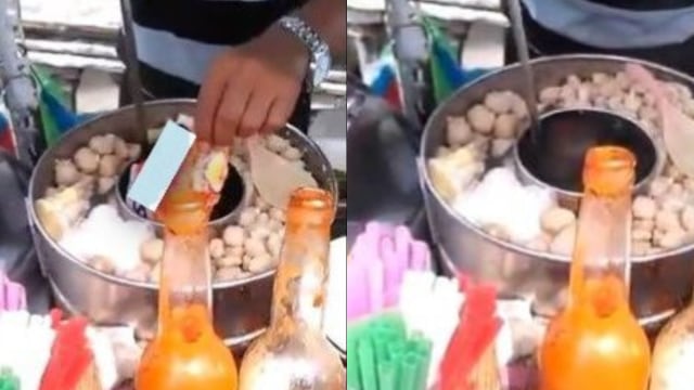  Viral! Penjual Bakso Merebus Mi dengan Bungkusnya, Netizen Merasa Resah