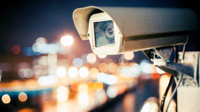 обектив на CCTV camera