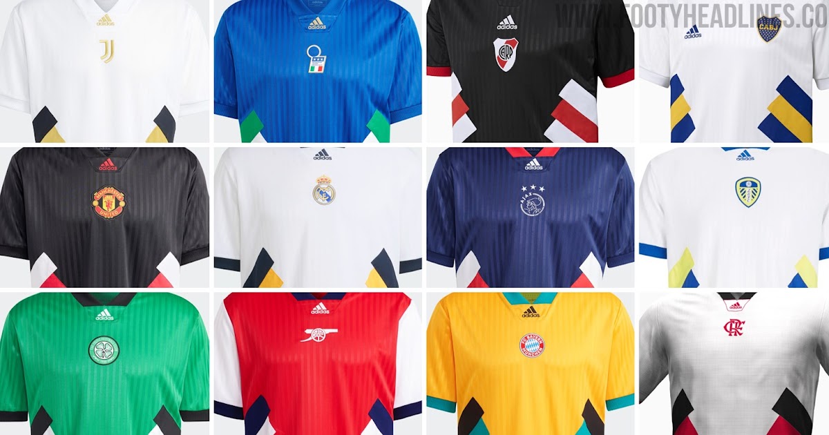 Adidas Remake Retro Kit Collection Released - 13 Teams! Footy Headlines