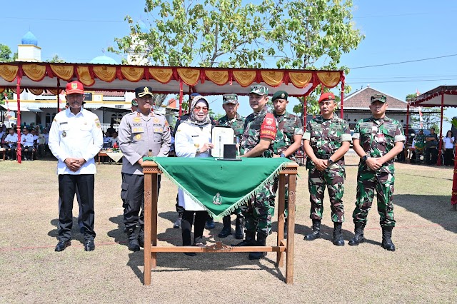 TMMD Sengkuyung III Kodim 0726/Sukoharjo di desa Celep, Kec. Nguter dibuka, Bangun Fasilitas Jembatan untuk warga.