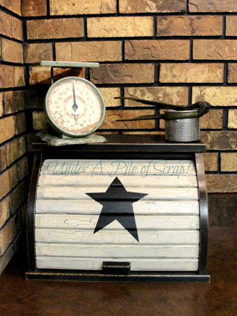 kitchen decor, vintage scale, crackle paint, farmhouse style, primitive style, room decor