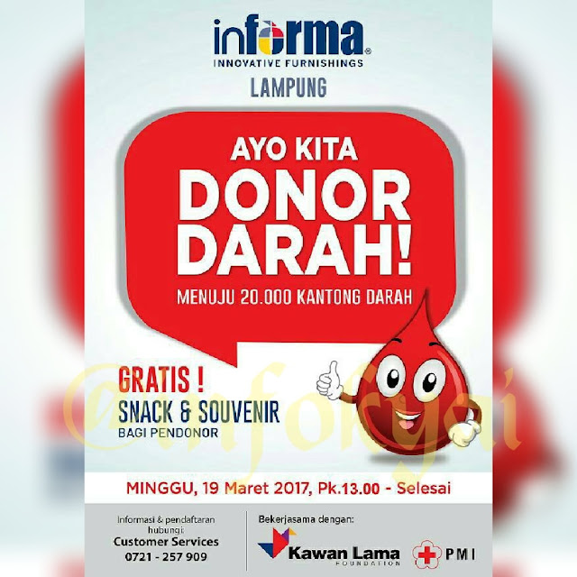 Informa Lampung Gelar Donor Darah Berita Viral Hari Ini 