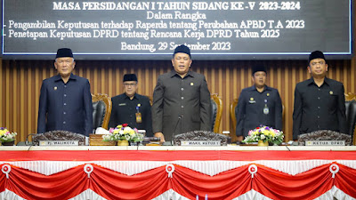 Tok! DPRD Kota Bandung setujui Rancangan APBD Perubahan Kota Bandung 2023