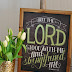 But The Lord Stood With Me Chalkboard Prints