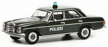 schuco 1/64 mercedes benz police car polizei