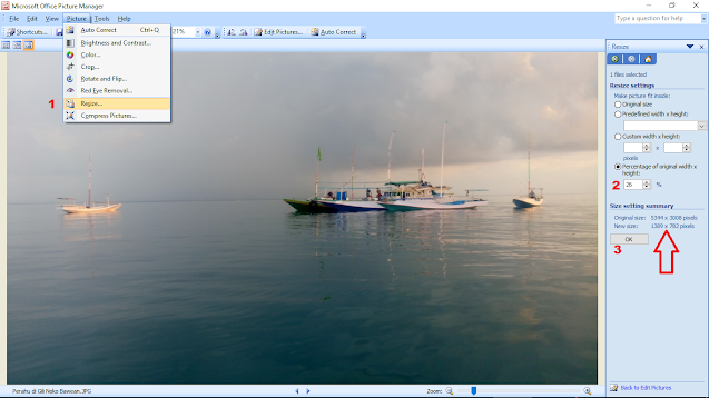 Cara Mengatur Resolusi Gambar dengan Microsoft Office Picture Manager