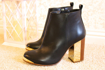 Topshop MISCHIEF Plated Heel Ankle Boots