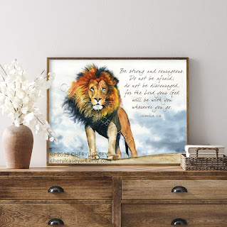 Lion Standing, Copyright 2019 Cheryl Casey