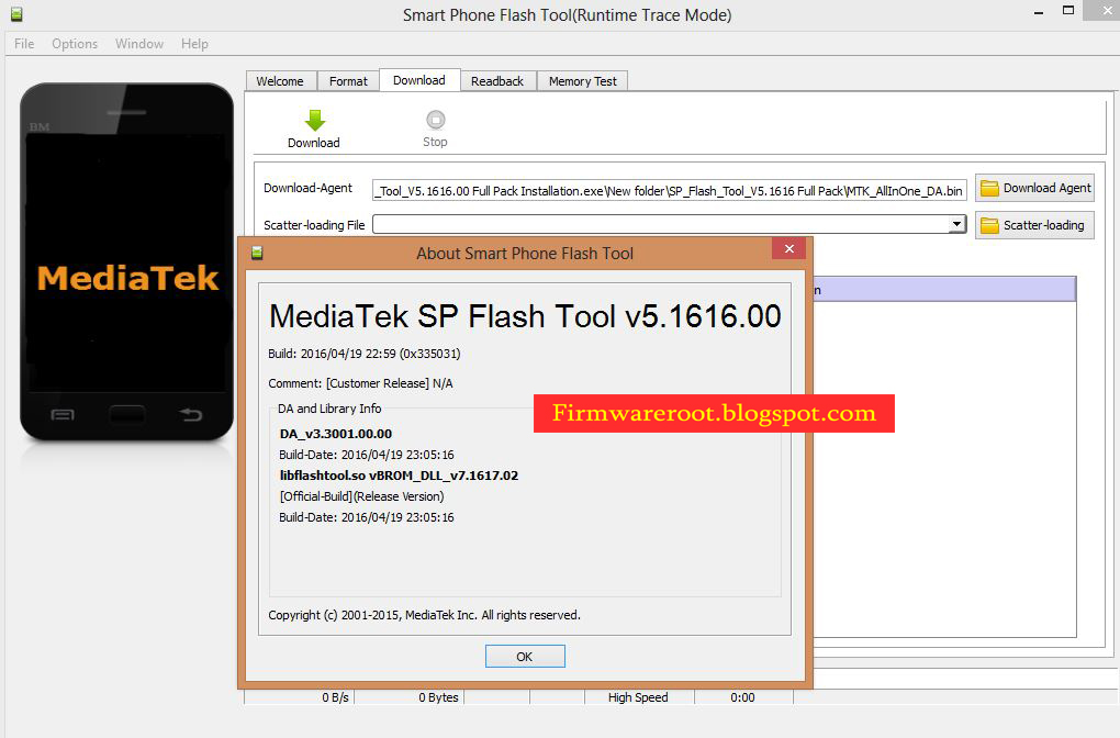 SP Flash Tool V5.1616.00 Download