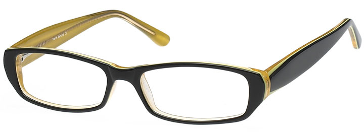  I wanted dark plastic frames with an ovalesque or rectangular shape 